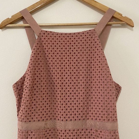 Chancery The Label Women's Size 10 Blush Pink Mica Lace Midi Dress New NWT Party - Picture 7 of 15